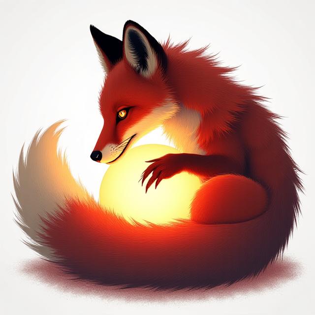 Abstract digital illustration of a protective enclosure with mammal motifs